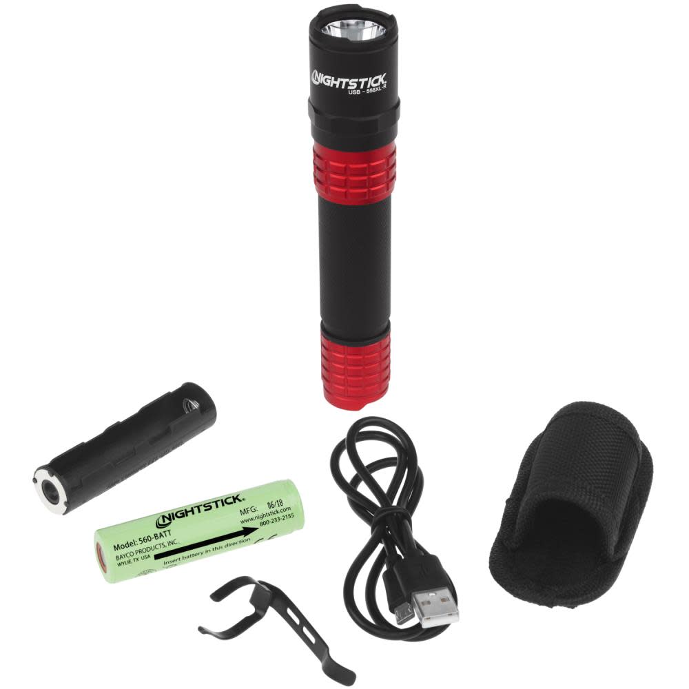 Nightstick USB Tactical Flashlight Rechargeable - Flockneti