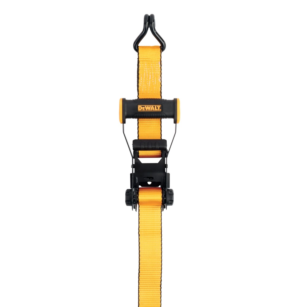 DEWALT 2″ x 27′ Ratchet Tie Down Strap Heavy Duty 10000 LB Break Strength 1pk - Flockneti