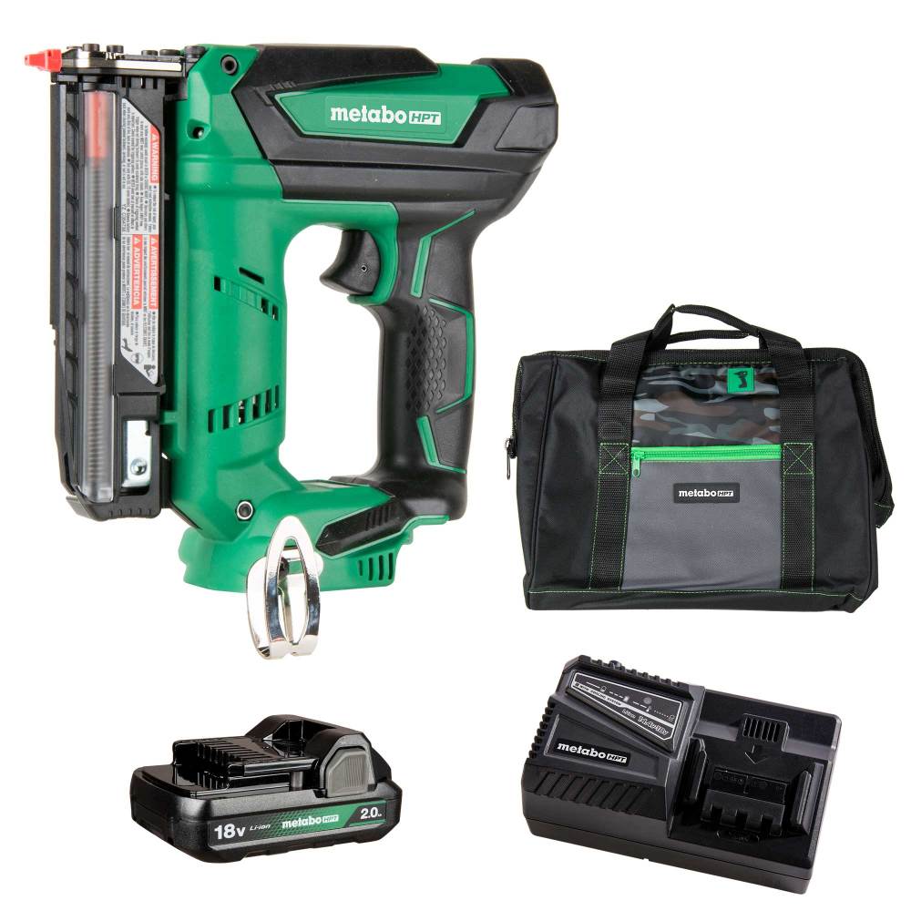 Metabo HPT 18V MultiVolt Compact 23 Gauge Compact Pin Nailer Cordless 2Ah Kit - Flockneti
