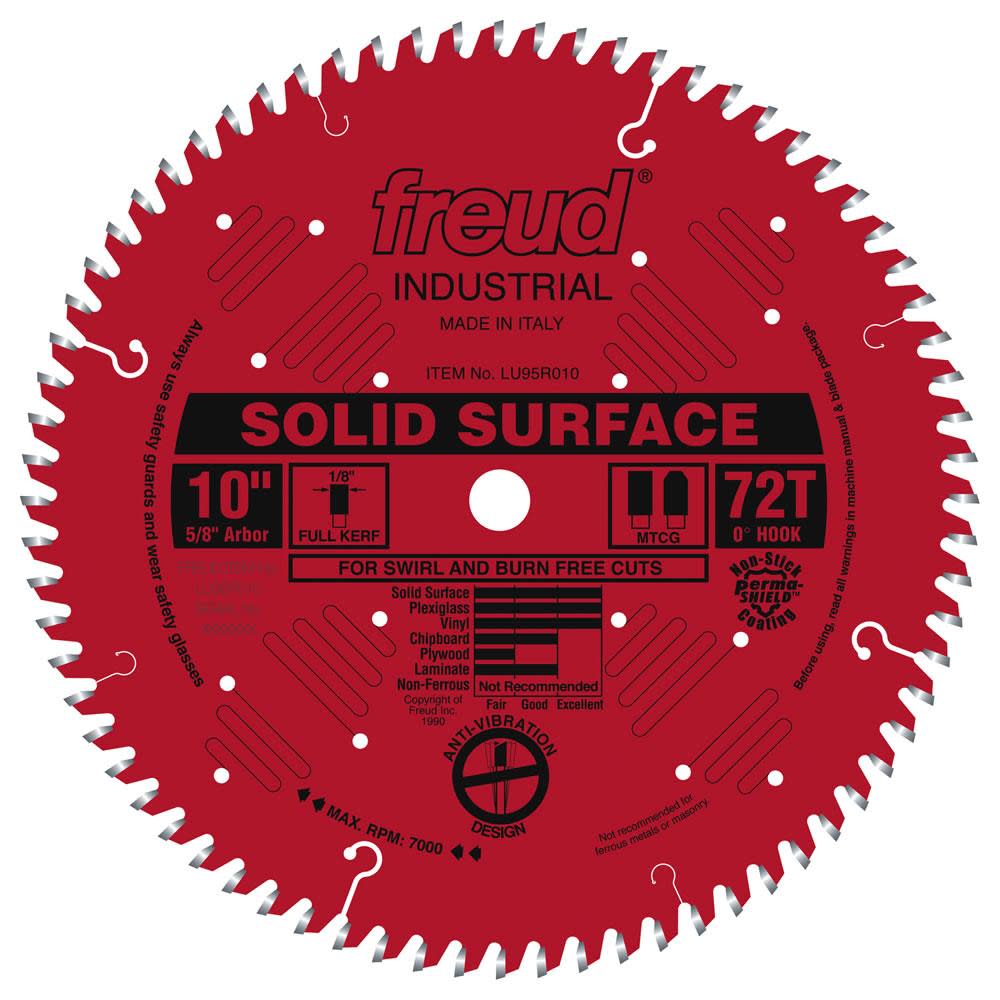 Freud 10″ Solid Surface Blade - Flockneti