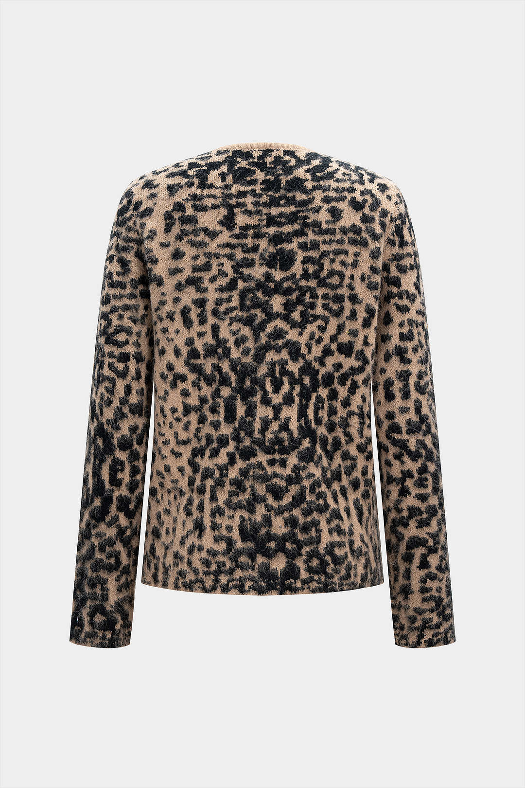 Retro Leopard Print V-Neck Jacket - Flockneti