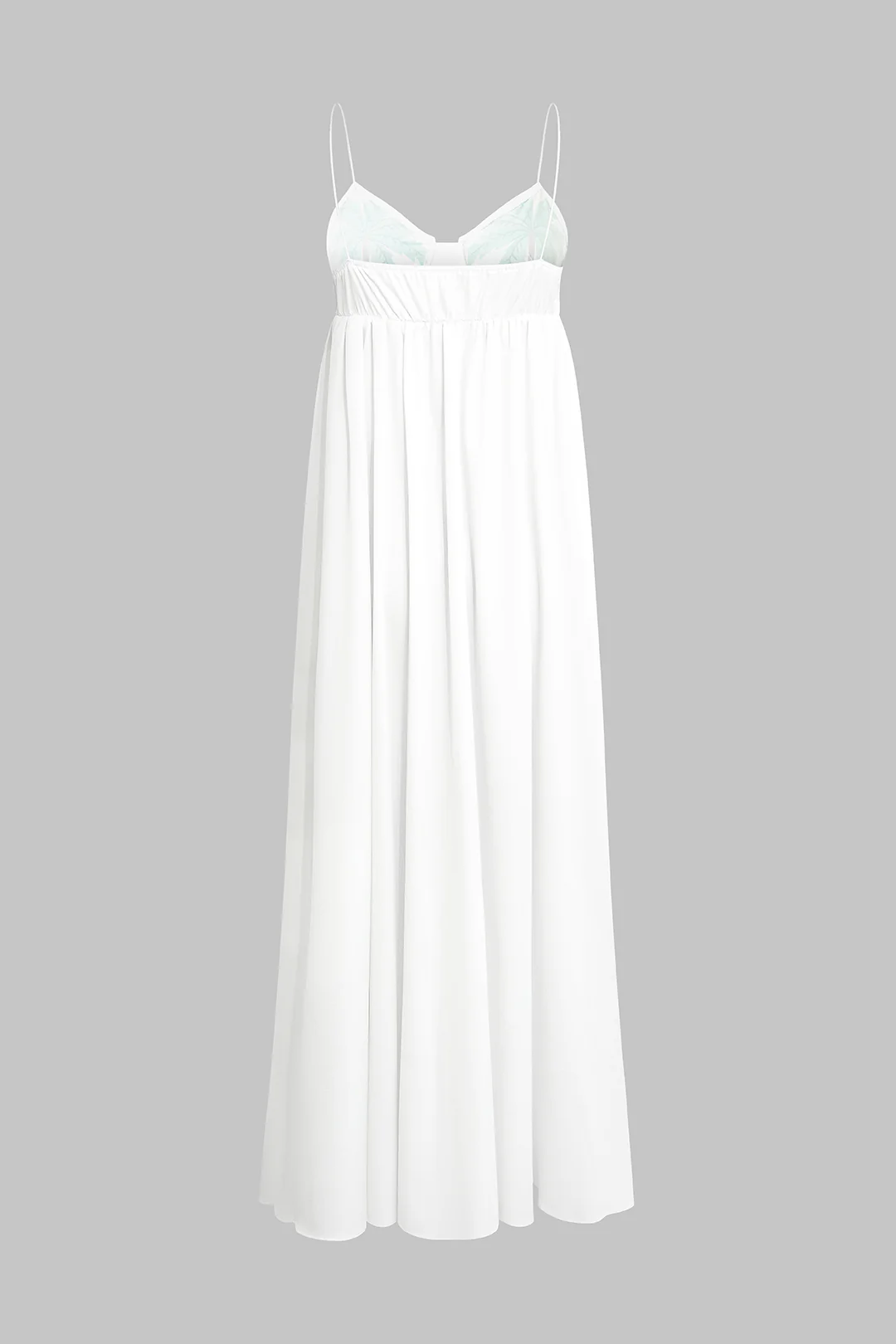 Coconut Palm Print Slip Sleeveless Midi Dress - Flockneti