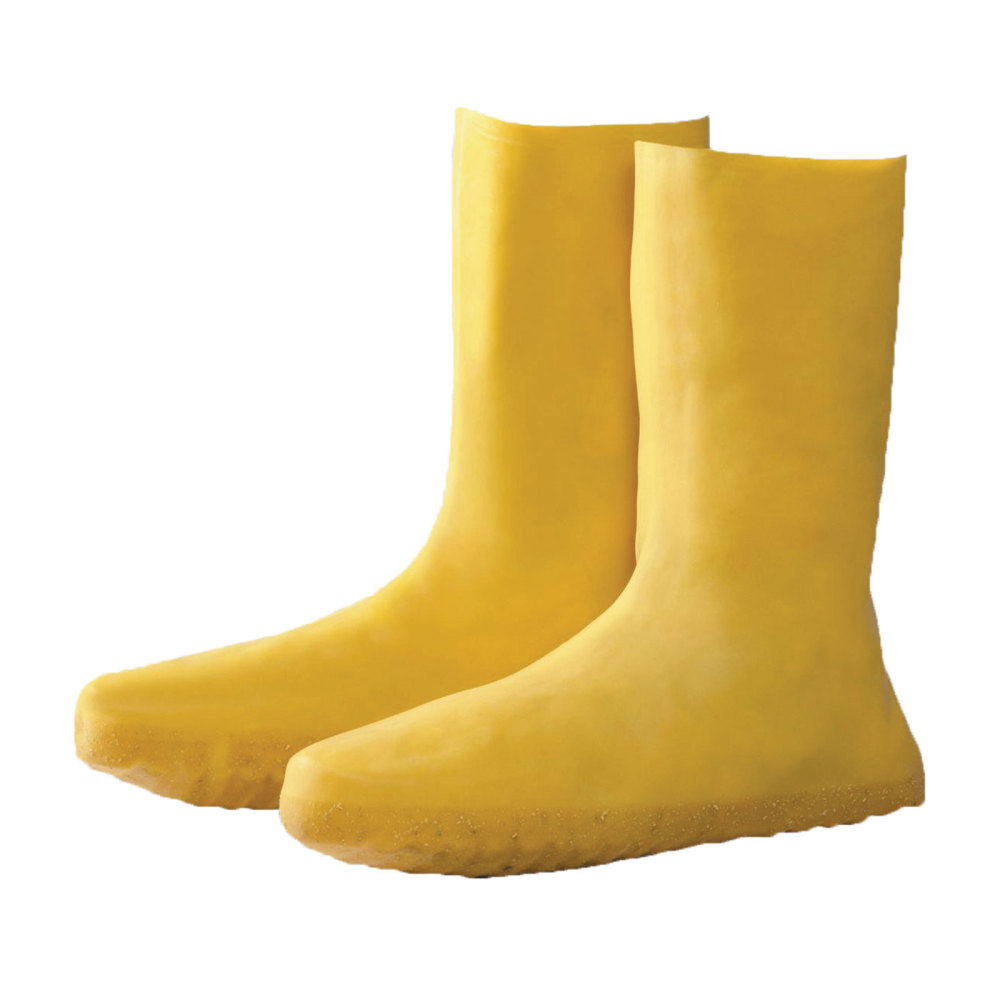 Protective Industrial Products West Chester Medium Yellow Latex Rubber Waterproof Nuke Boot - Flockneti