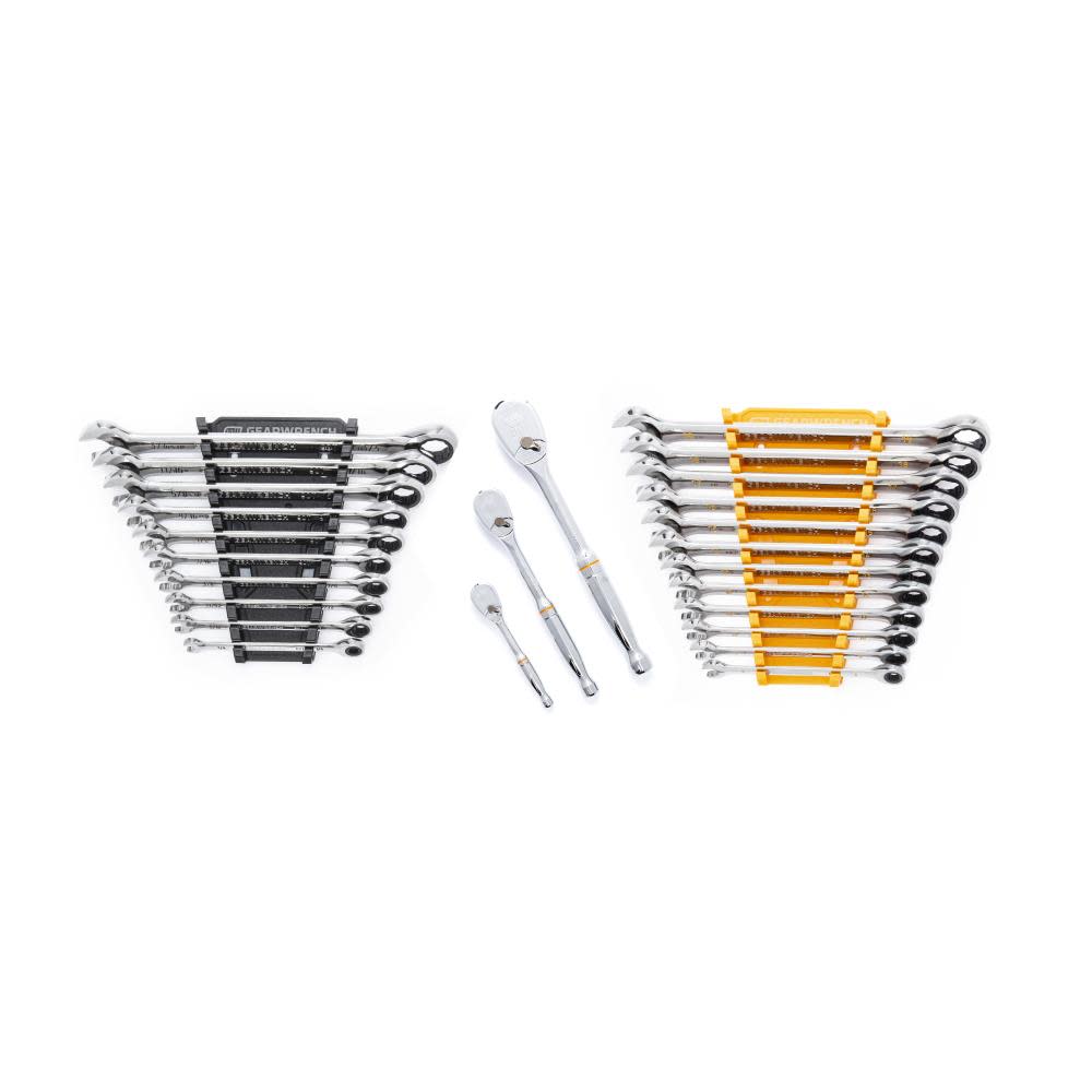 GEARWRENCH GEARPACK Tool Set 90T Wrenches and Ratchets 25pc - Flockneti