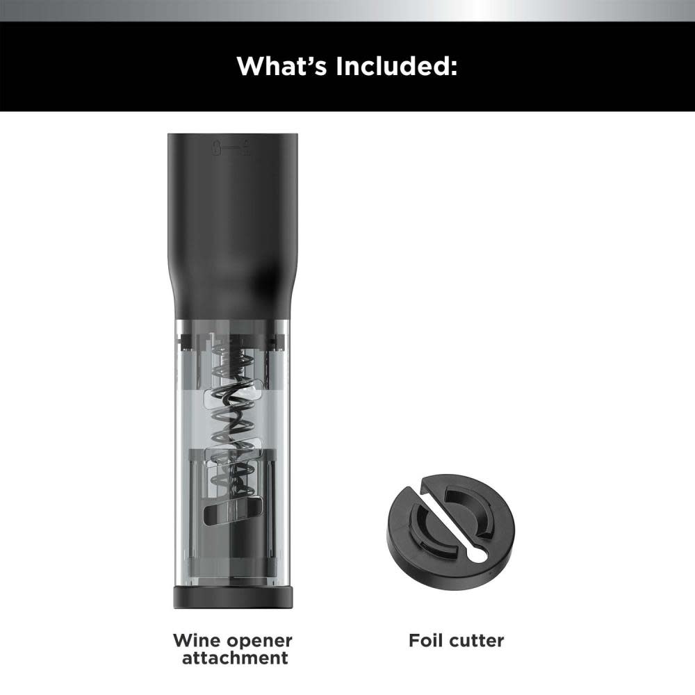 Black and Decker kitchen wand Wine Opener Attachment - Flockneti