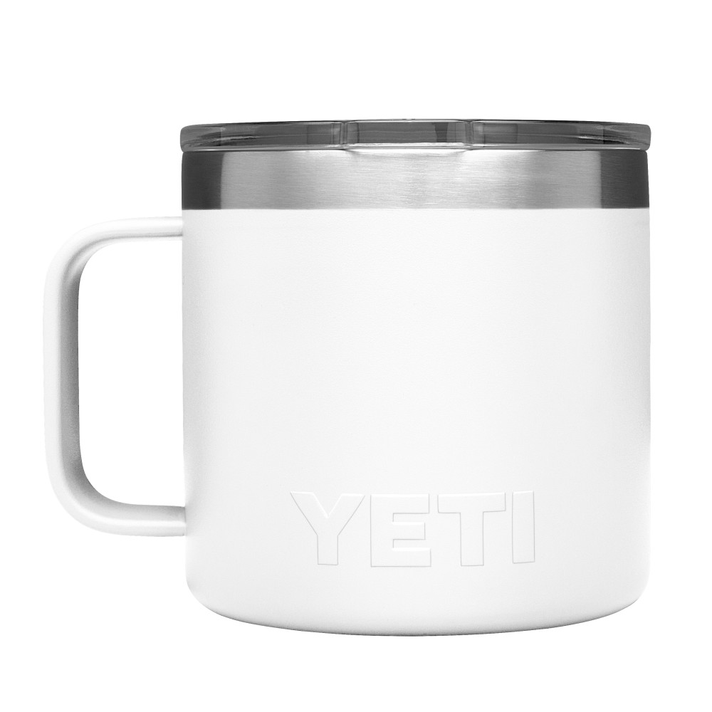 Yeti Rambler Mug with MagSlider Lid 14oz White - Flockneti