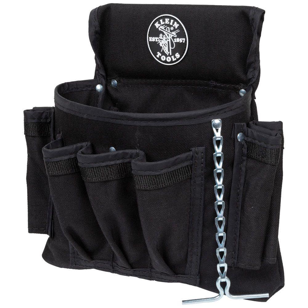 Klein Tools PowerLine 18 Pocket Tool Pouch - Flockneti