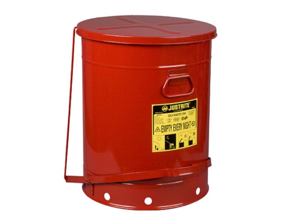 Justrite 21 Gallon Oily Waste Can - Flockneti