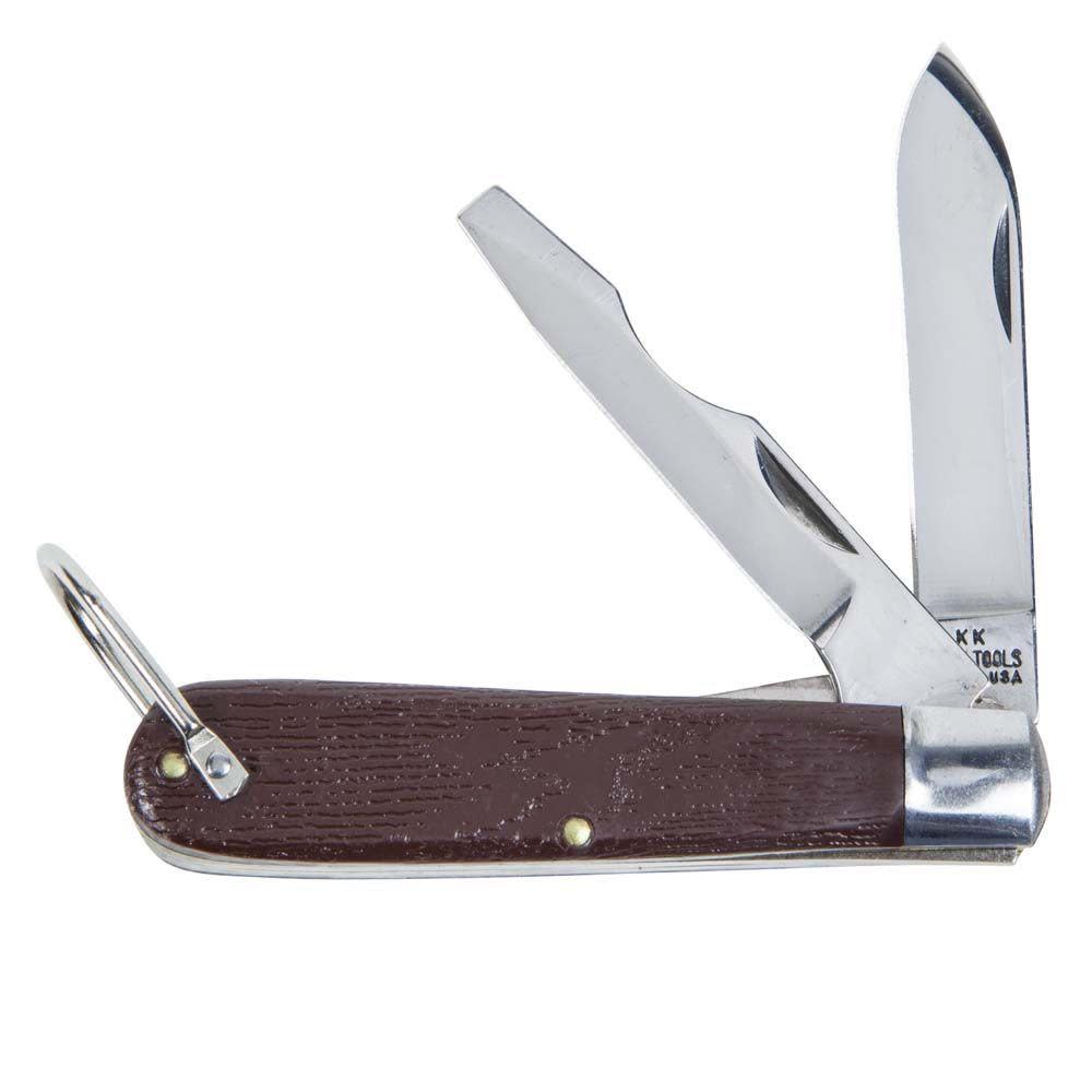 Klein Tools 2 Blade Pocket Knife Steel 2-1/2″ - Flockneti