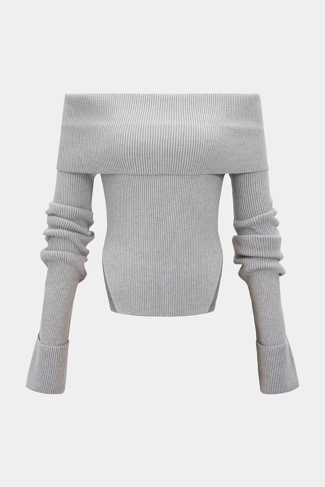 Knit Off Shoulder Long-Sleeve Top - Flockneti