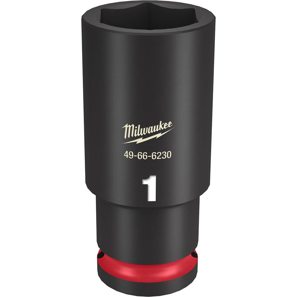 Milwaukee SHOCKWAVE Impact Duty Socket 1/2″ Drive 1″ Deep 6 Point - Flockneti