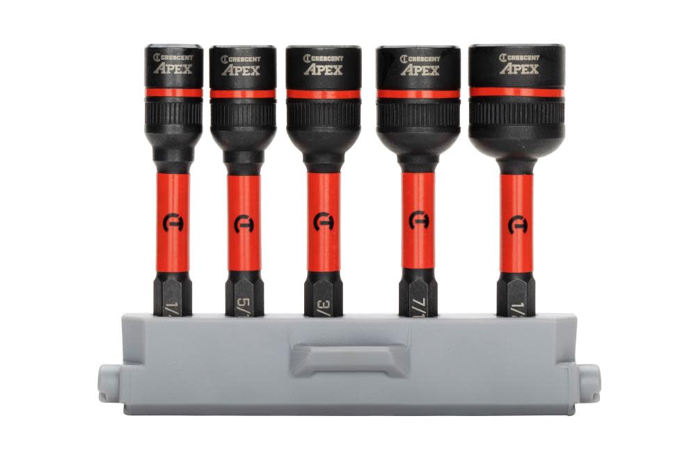 Crescent APEX Bolt Biter Impact Nut Extractor and Driver Set 5pc - Flockneti