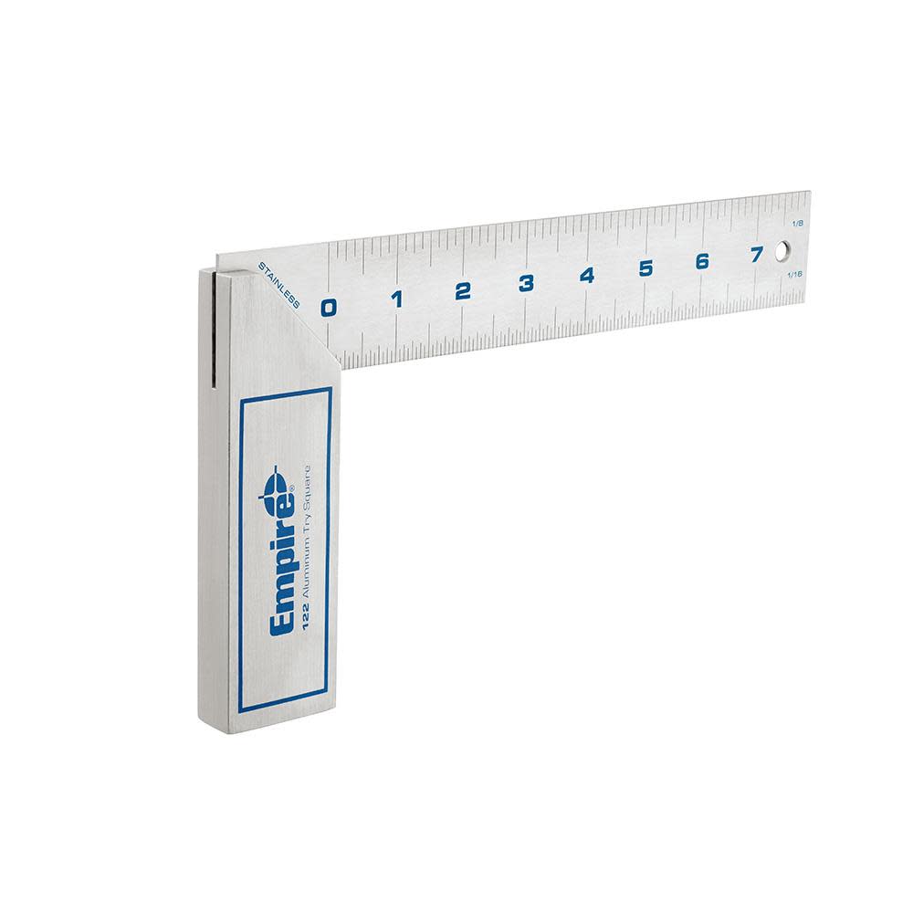Empire Level 8 in. Heavy Duty Aluminum Try Square - Flockneti