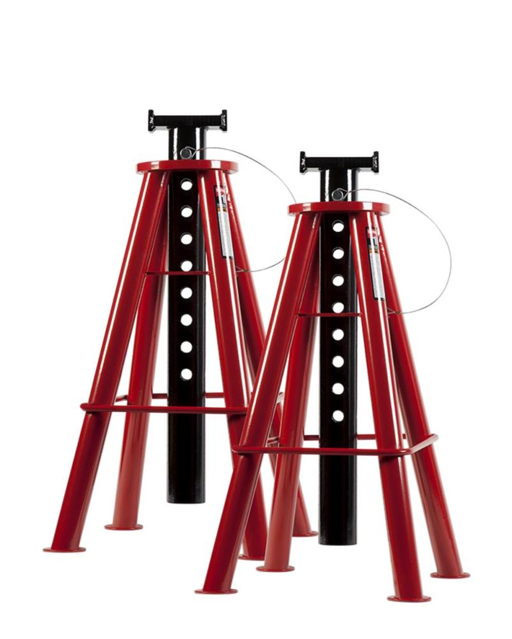 Sunex 10 Ton High Height Pin Type Jack Stands (Pair) - Flockneti