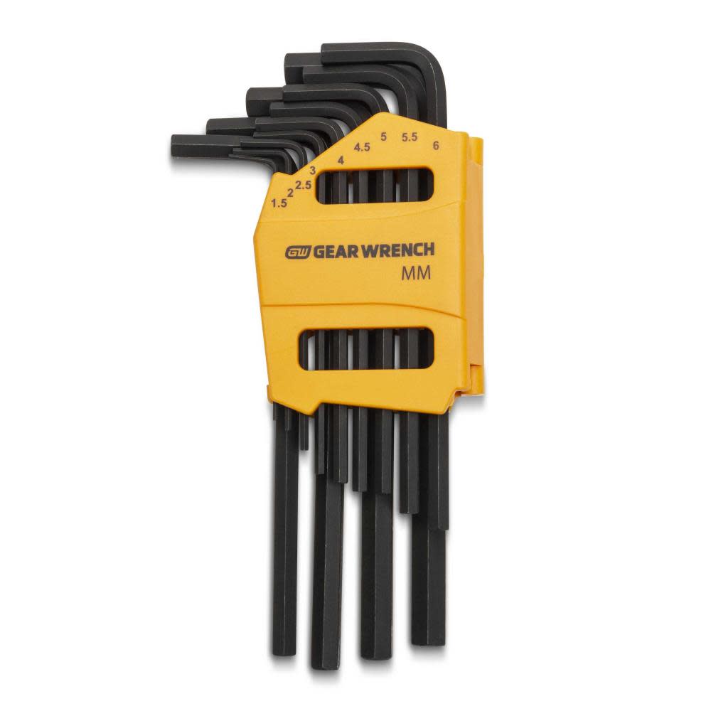 GEARWRENCH Metric Hex Key Set Long Arm 13pc - Flockneti