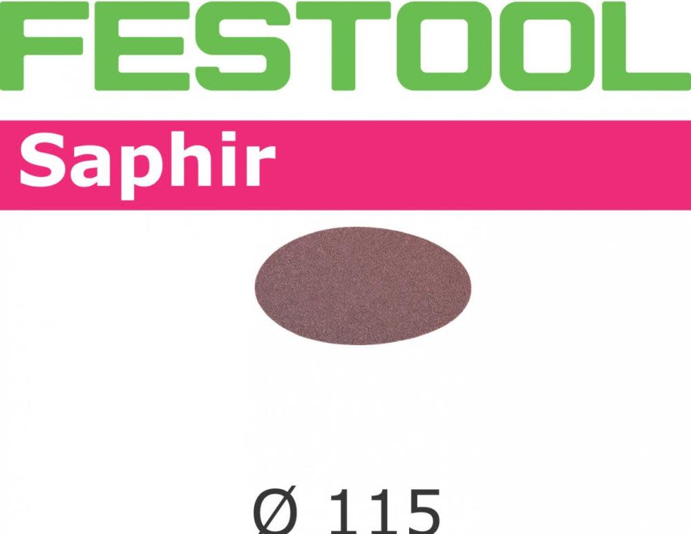 Festool Saphir P36 Grit Abrasives for RAS 115 Sander – Pack Of 25 - Flockneti