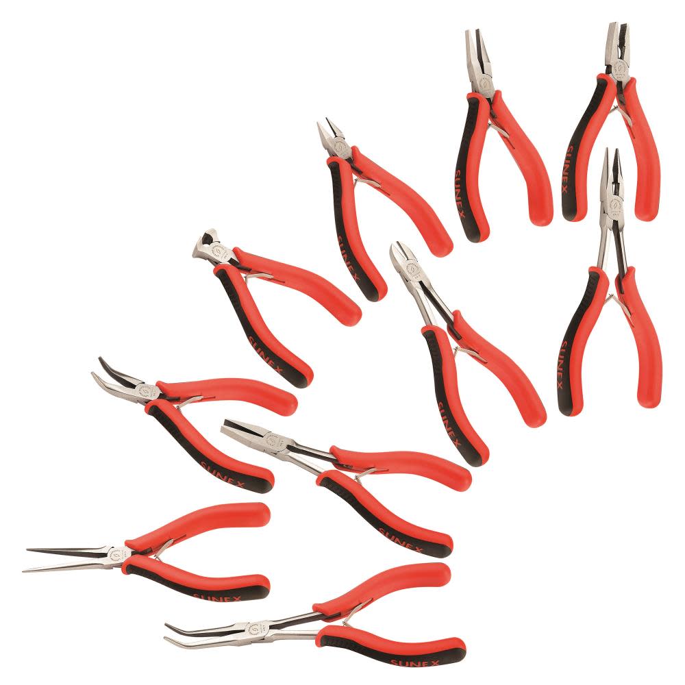 Sunex 10 Pc Precision Pliers Set - Flockneti