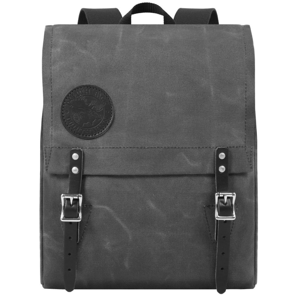Duluth Pack 9 Liter Capacity Wax Gray Box Style Child’s Backpack - Flockneti