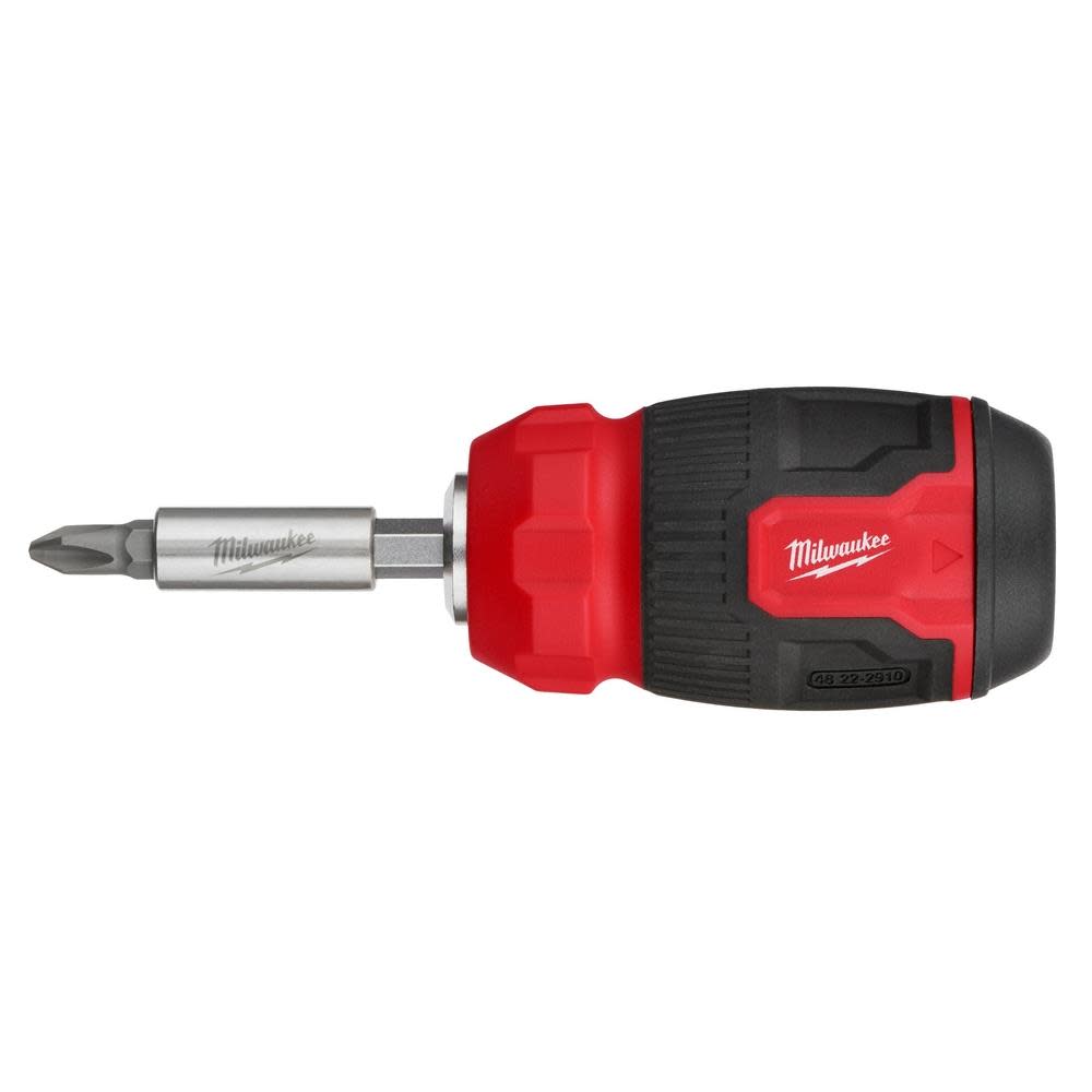 Milwaukee 8-in-1 Compact Multi-Bit Screwdriver - Flockneti