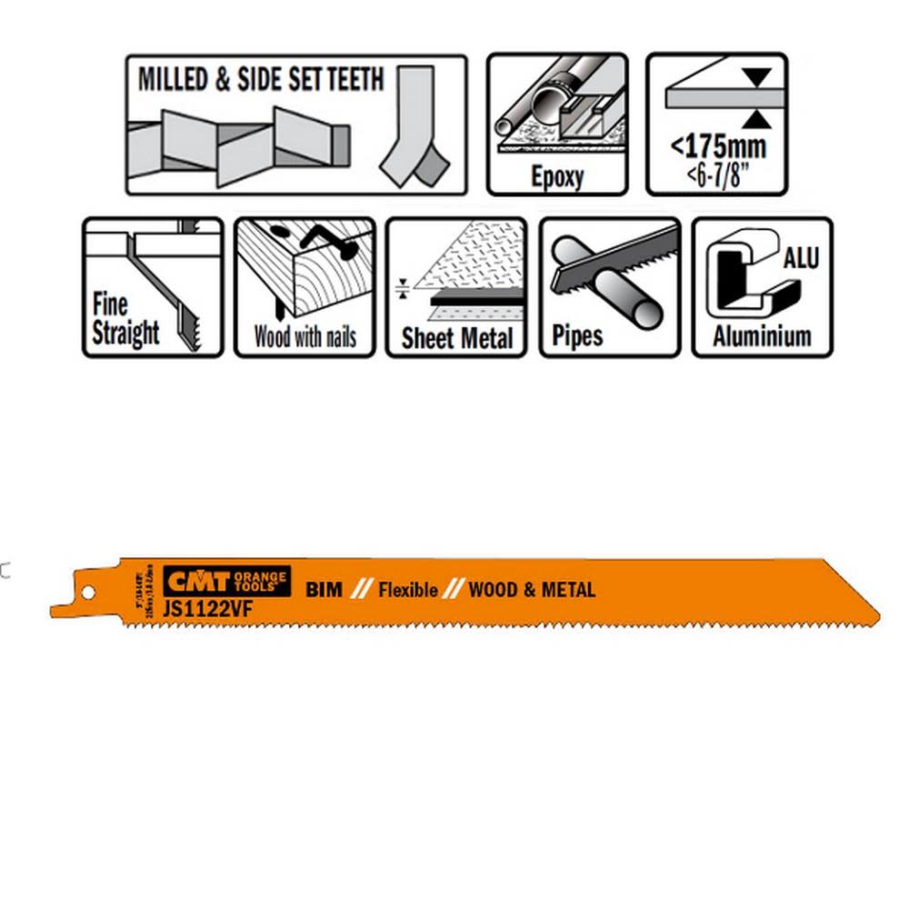 CMT Bi Metal Recip Blade - Flockneti