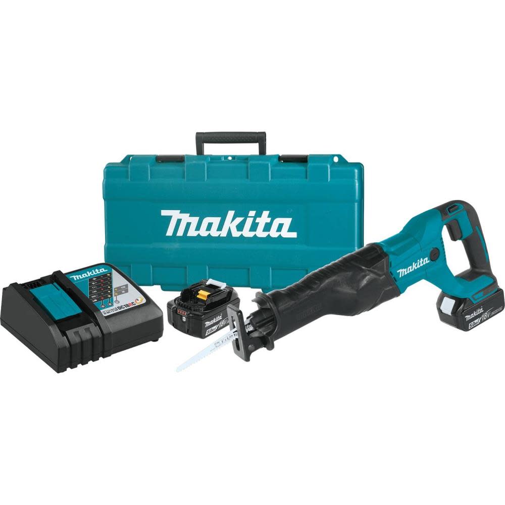 Makita 18V LXT Lithium-Ion Cordless Recipro Saw Kit (5.0Ah) - Flockneti