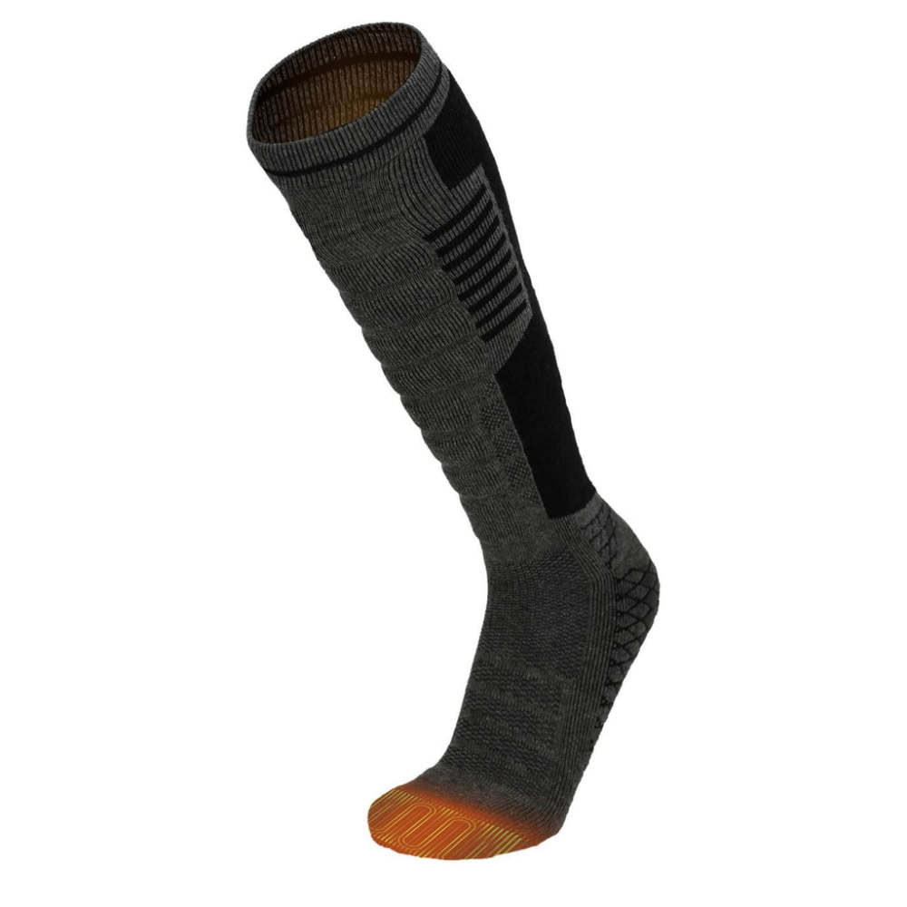 Mobile Warming 3.7V Unisex Thermal 2.0 Heated Sock Gray Small - Flockneti