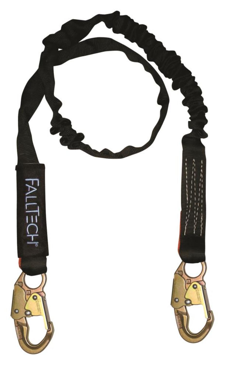 Falltech 6Ft Single Leg Heavyweight Shock Absorbing Lanyard - Flockneti