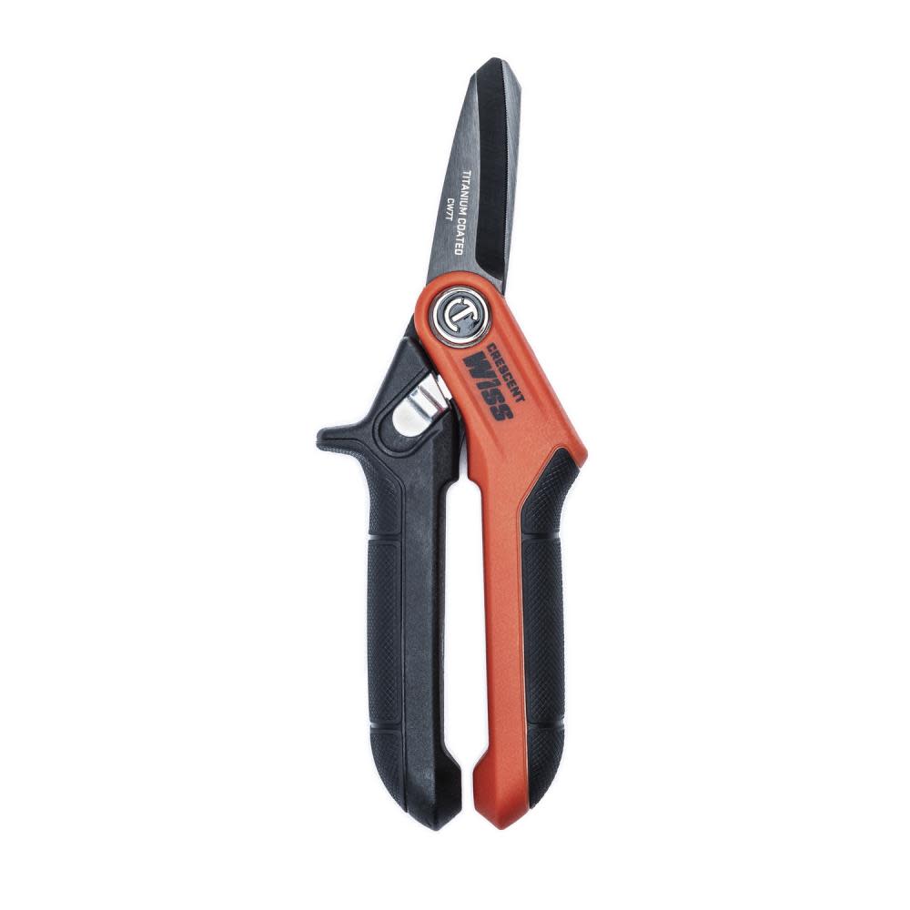 Crescent Wiss 7-1/2″ Tradesman Utility Shears Titanium Coated - Flockneti
