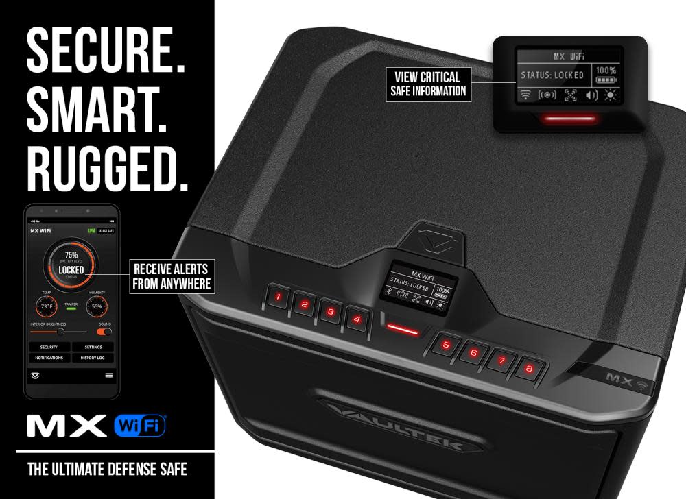 Vaultek Safe NMX WiFi Smart Safe WiFi 8 Pistol Capacity - Flockneti