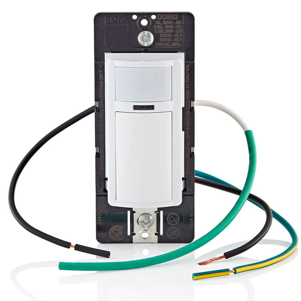 Leviton Motion Sensor Light Switch 2A Auto-On Decora Occupancy - Flockneti