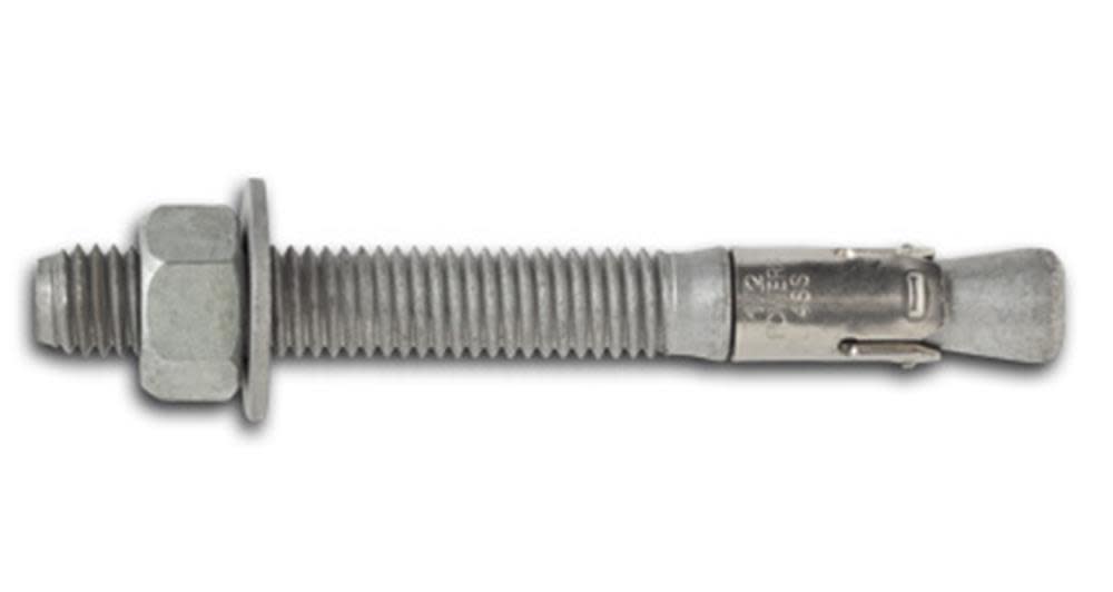 DEWALT 3/8 In. x 3 In. Power-Stud Galvanized Carbon Steel Wedge Expansion Anchor – 50 Anchors - Flockneti