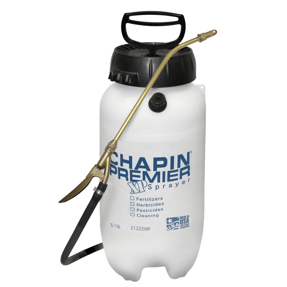 Chapin Mfg 21220XP 2 Gallon Xtreme Pro XP Poly Sprayer for Fertilizer Herbicides and Pesticides - Flockneti