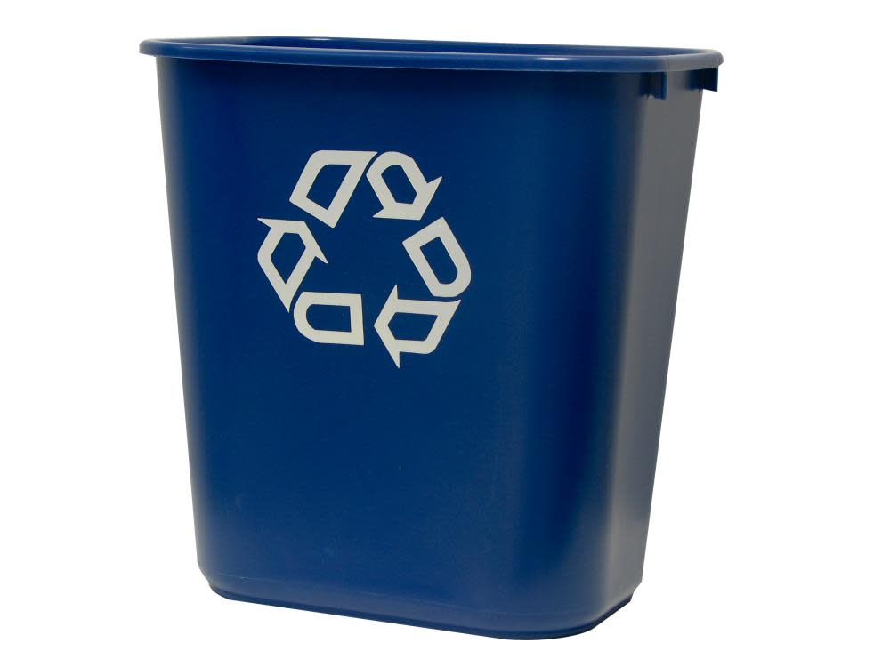 Rubbermaid 28-1/8 qt Desk Side Recycling Container - Flockneti