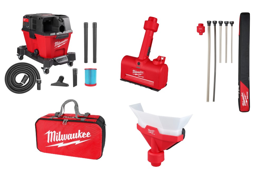 Milwaukee Wet/Dry Vacuum Bare Tool Electrical Bundle - Flockneti