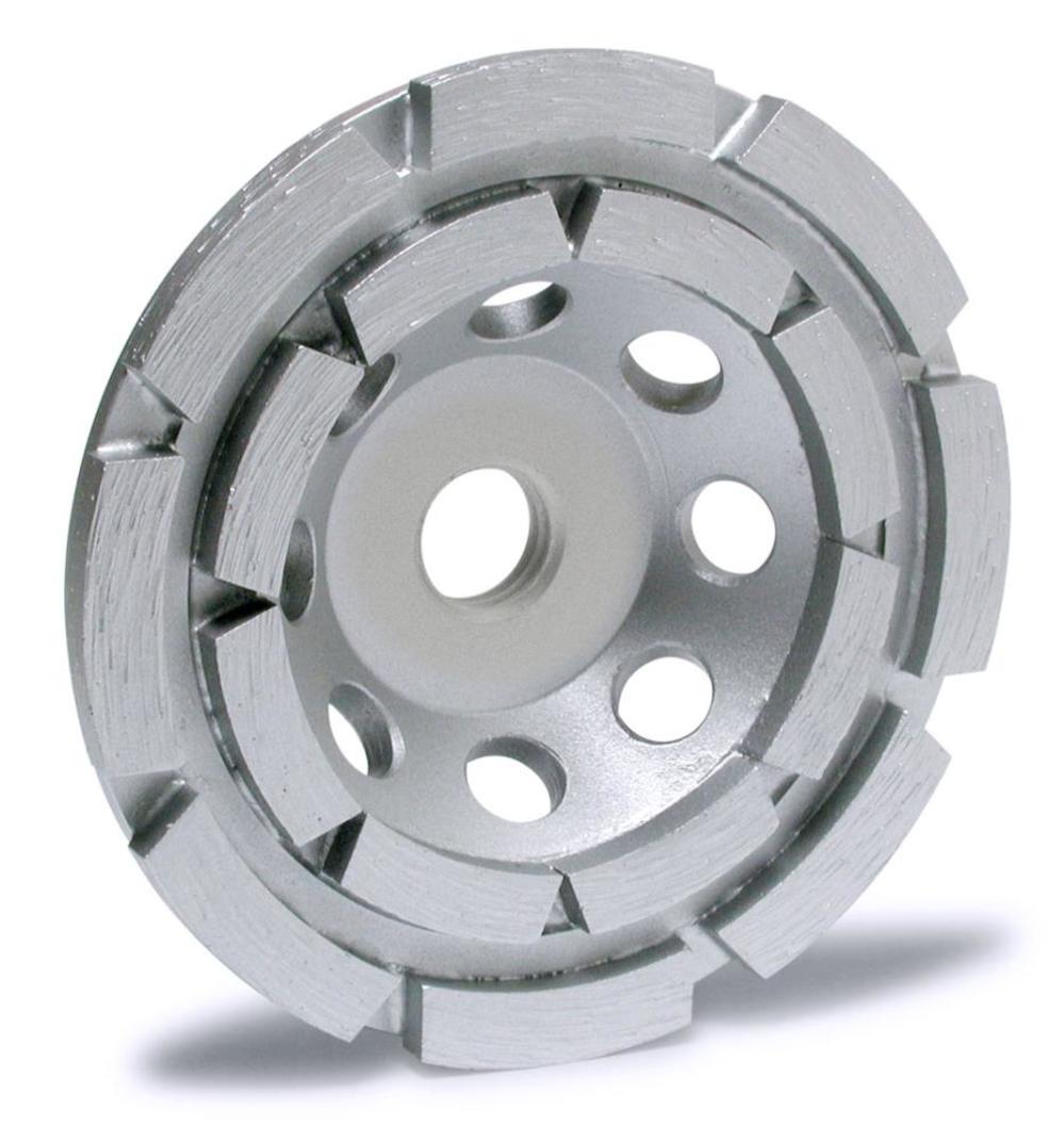 M K Diamond MK-304SG-2 4In Premium Grade Double Row Diamond Cup Wheel - Flockneti