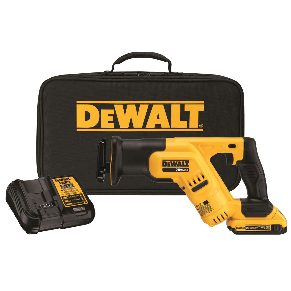 DEWALT 20 V MAX* Compact Reciprocating Saw Kit - Flockneti