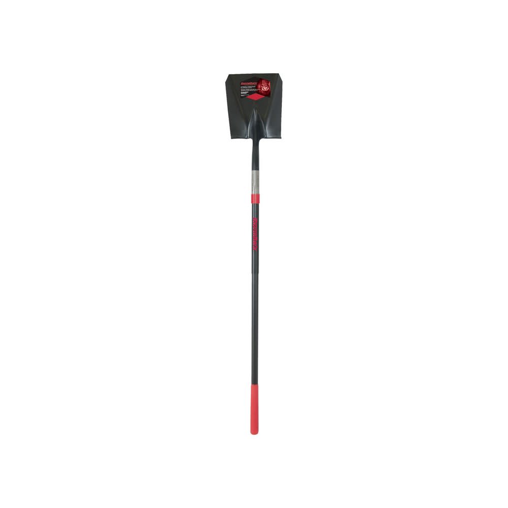 Razorback Fiberglass Handle Square Point Shovel with Traditional Socket - Flockneti
