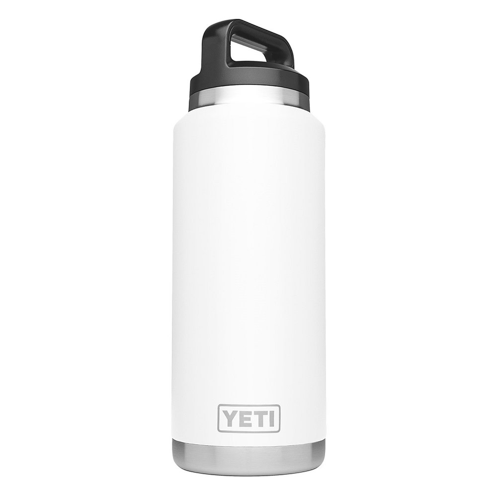 Yeti 36oz Rambler Bottle with Bottle Chug Cap – White - Flockneti