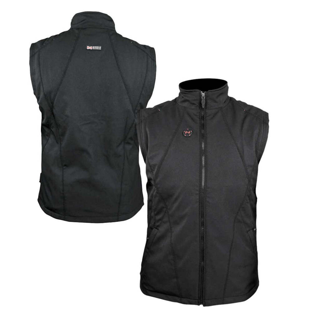 Mobile Warming 12V Dual Power Heated Vest Mens Black Large - Flockneti