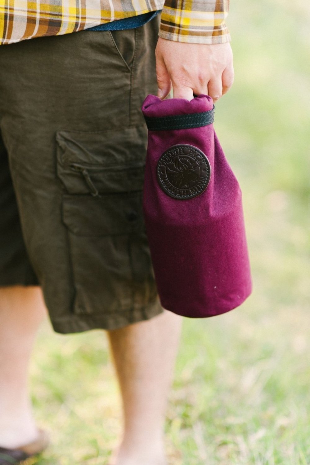Duluth Pack Burgundy Canvas One Size Growler Pack - Flockneti
