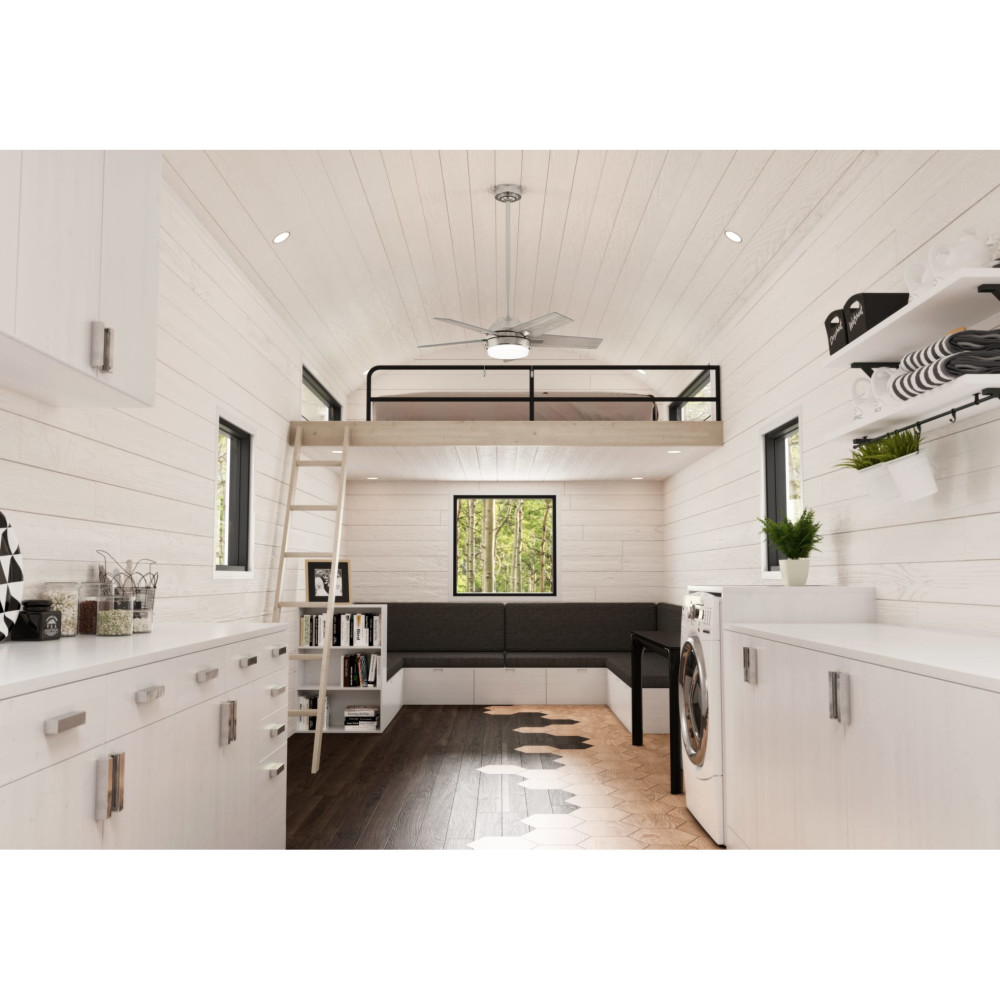 Hunter Fan Barlett Ceiling Fan 44″ Brushed Nickel Light Gray Oak - Flockneti