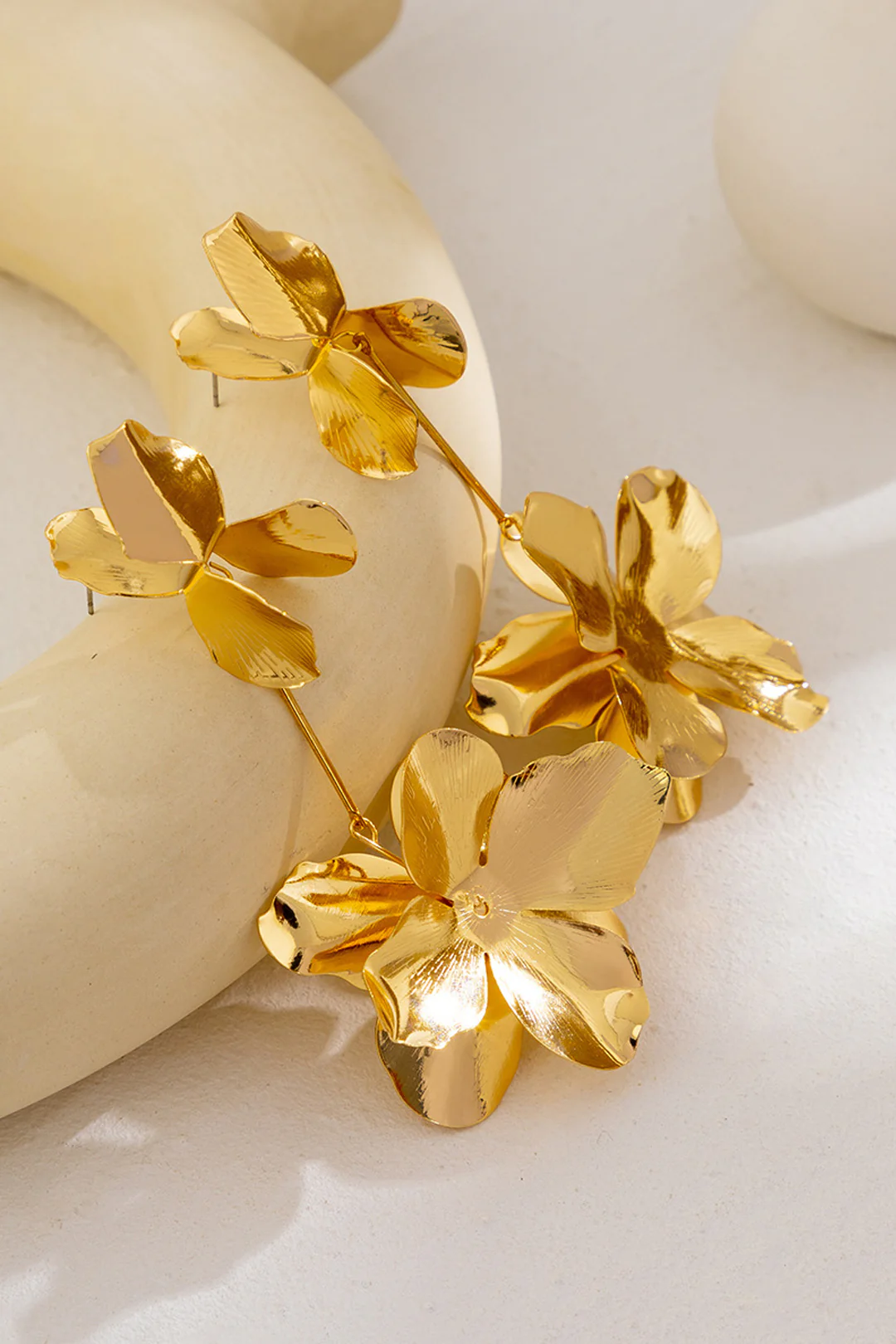 Flower Drop Earrings - Flockneti