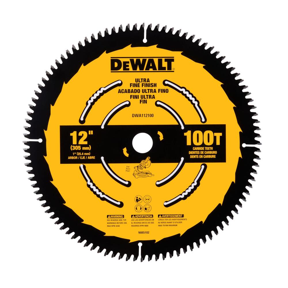 DEWALT Circular Saw Blade 12″ 100T - Flockneti