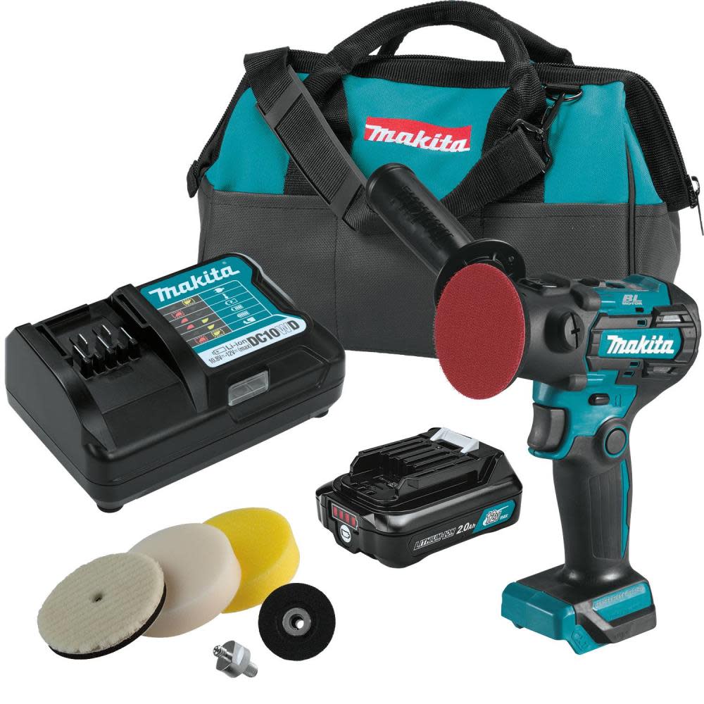 Makita CXT 12V Max 3″ Polisher 2″ Sander Lithium Ion Brushless Kit - Flockneti