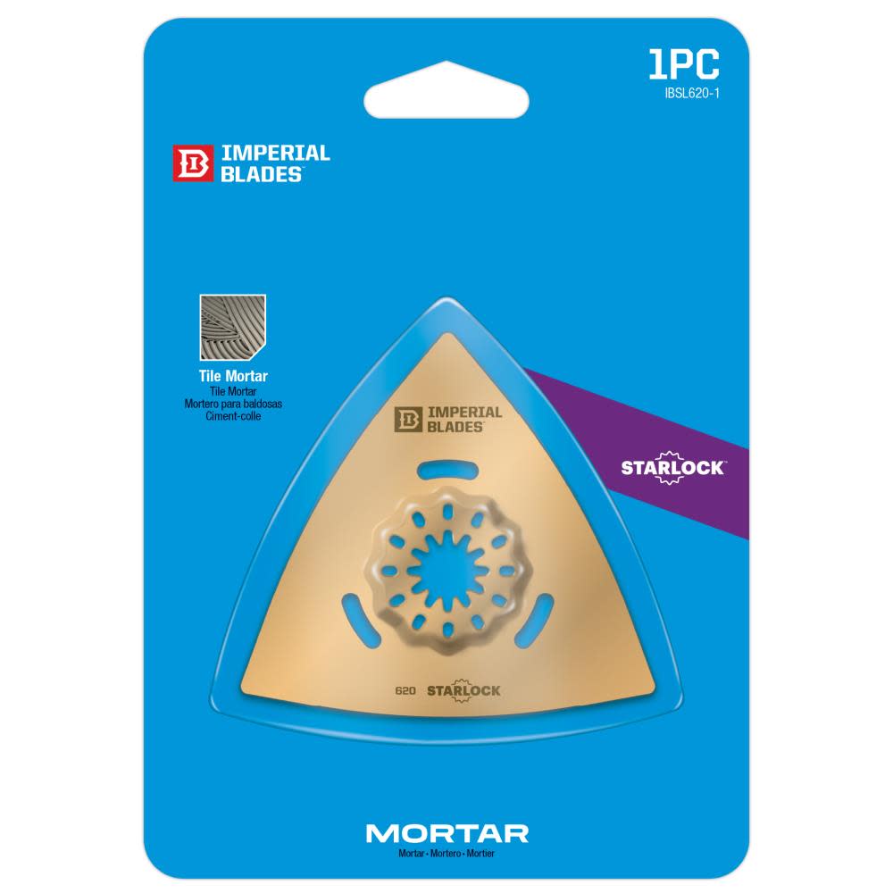 Imperial Blades Starlock 3 1/8″ Carbide Grit Triangle Rasp 1pc - Flockneti