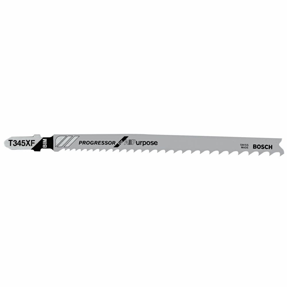 Bosch 5 pc. 5-1/4 In. 5-10P TPI Progressor for Wood with Nails T-Shank Jig Saw Blades - Flockneti
