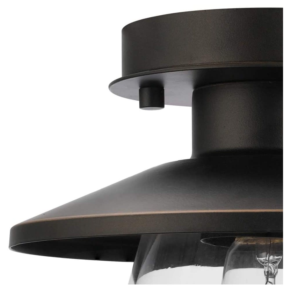 Globe Electric Nate Ceiling Light Oil Rubbed Bronze 60W E26 - Flockneti