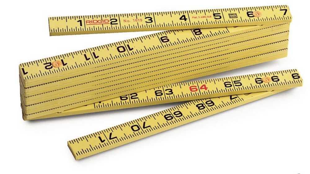 Ridgid 6 Ft Fiberglass Outside Reading Rule - Flockneti