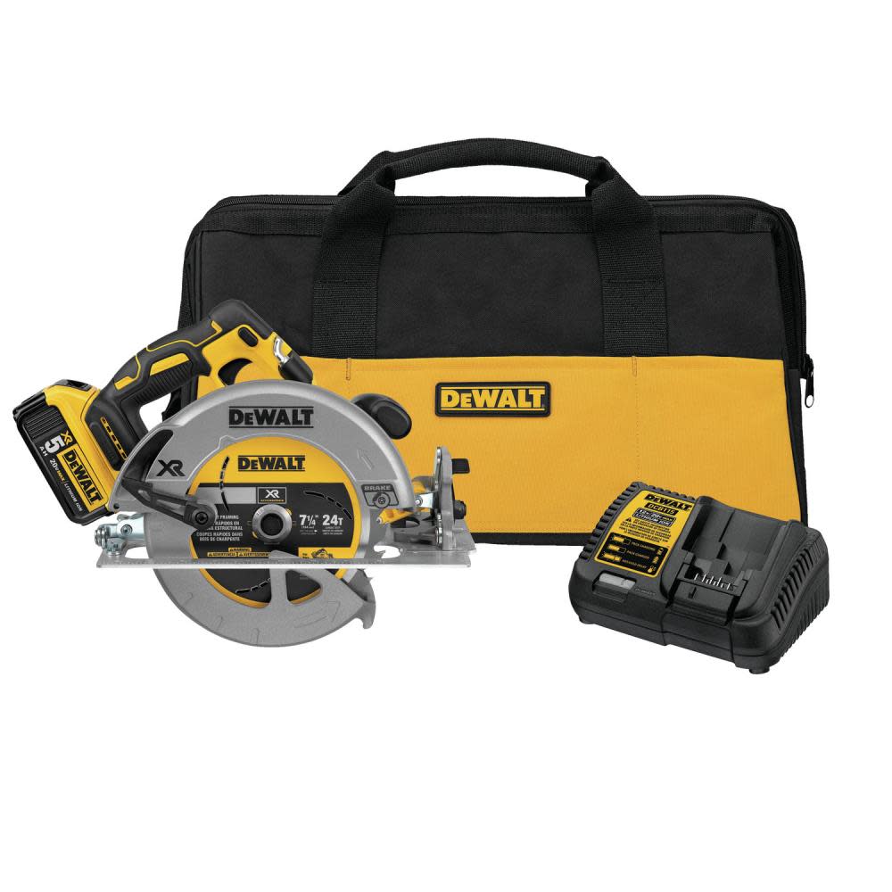 DEWALT DCS570P1 – 20V MAX 7-1/4 CORDLESS CIRCULAR SAW  KIT - Flockneti