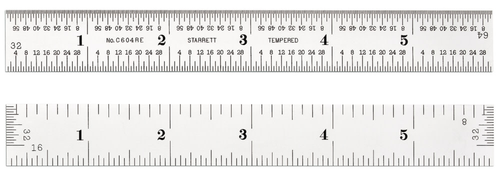 Starrett 605 Series Steel Rule 6″ - Flockneti